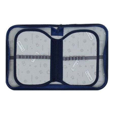 Penal 3 sections, tab inside, 140 x 210 x 40 mm, fabric, calligrata top Block "Kotik"-4