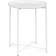 TRAY 1 Metal coffee table, white 46x46x52 cm