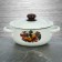 Pan, 1.5 l, enameled cover, induction, mix decor, white color