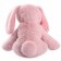 Soft toy Bunny Plush Sitting, Dust Rose, 20 cm