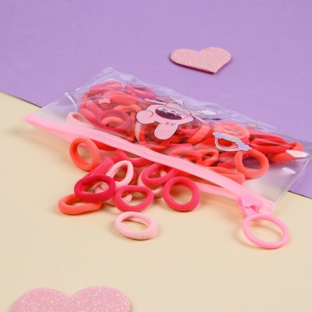 Hair gum "Fidget" (set 60 pcs) brightness, 2 cm, mix