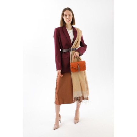 Bag-mixer on the valve, long chain, brown color-3