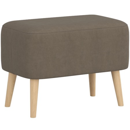 Mono Bange, 640 × 390 × 460 mm, velor, nut color-1