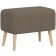 Mono Bange, 640 × 390 × 460 mm, velor, nut color