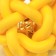 Rubber toy "molecule" with a bell, 4 cm, yellow