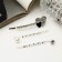 Invisible hair "Altair" (set of 3 pcs) heart, 5.5 cm, silver