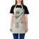 Apron kitchen with a photo print "Frightened Owls", adjustable, size OS