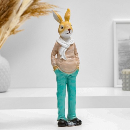 Figure "Hare Stylish with a scarf" 26x7cm