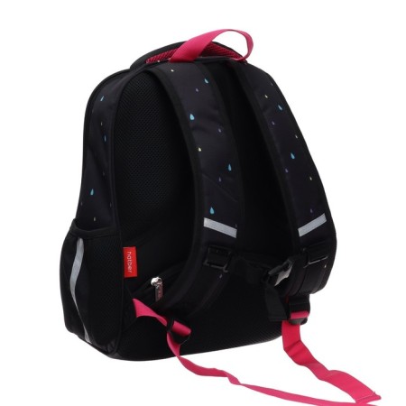 Frame backpack 38 x 29 x 12.5 cm, Hatber Ergonomic Light "Rainbow Ice Cream", Blue NRK_71028-2