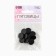 A set of buttons on the leg, d = 15 mm, 10 pcs, black color