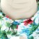 Dog shirt "Tropics", XS (DS 20. OG 28, Osh 19 cm), Blue