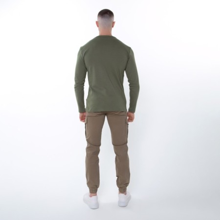 Joggers men's, sandy color, size 32 (50)-7