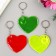 Fleet plastic reflective "heart" mix 5.5x5.5 cm