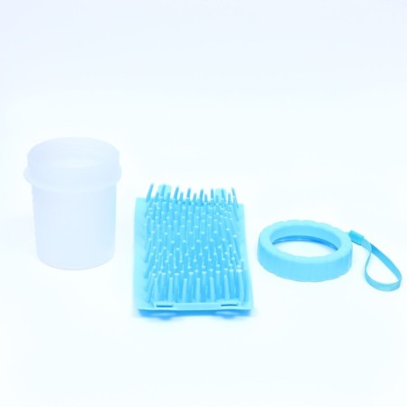 Lapomome for cats and dogs with silicone villi 9 x 9 x 11 cm, blue-5
