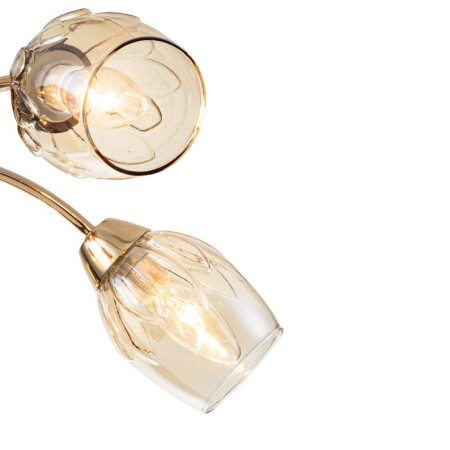 Ceiling lamp 5x40W E14, size 51x51x18 cm-3