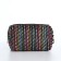 Cosmetic bag with lightning, black color