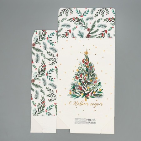 Folding box "Christmas tree", 22 x 30 x 10 cm, new year-5