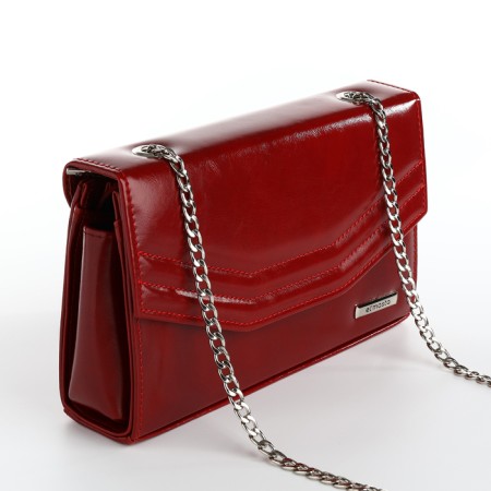 El Masta bag with a valve, an outer pocket, burgundy color-1