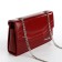 El Masta bag with a valve, an outer pocket, burgundy color