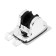 Holder for shower watering can Zein Z123, self -adhesive, adjustable, with hook, chrome