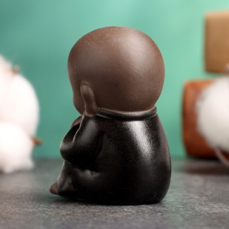Figure "Little Buddha" 6x4cm bronze mix-5
