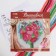 The cross -stitch “Bouquet from the heart”, a set for creativity, a set for creativity, 25 x 25 cm