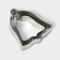 A set of forms for cutting the cookie “bell”, 3 pcs, 6 × 6 cm, chrome -colored color