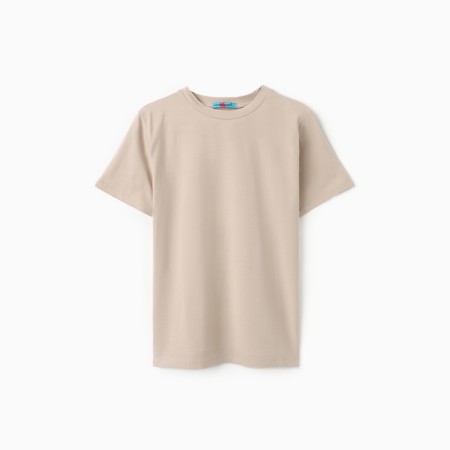 T -shirt female, beige color, size 44 (m)