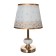 Aryel light lamp E27 40W white-gold 21x21x34 cm Risalux