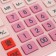 Large desktop calculator, 12-bit, Skainer SK-555PK, 2 power, 2 memory, 155 x 205 x 35 mm, pink