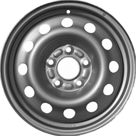 Disk stamped TZSK 6x15 5x139.7 ET40 D98.5 silver