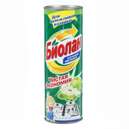 Cleaning powder Biolan "Juicy Apple", 400 g, universal
