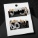 Earrings set 6 pairs "Pearls" with rings, white color in gold