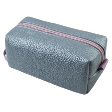 Cosmetic bag with lightning, blue color
