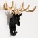 Nast-light decor "Deer" 16.5 x 16 cm, black