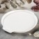 Porcelain dish for baking round Magistro "Blanche", d = 23 cm, white color