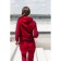 Female ishomine is a suit, size 46, burgundy color