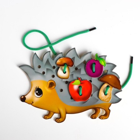 Figure lacing "Hedgehog on the legs"-3