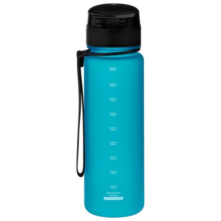 Sports bottle for water ONLYTOP Fitness, 500 ml, blue color-5