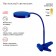 NLED-435-4W-BU table lamp LED on a blossom blue