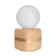 Table lamp "Alehandra" 1x40W E14 under wood/gold 11x11x23cm