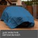 Protective tent, 8 × 6 m, density 60 g/m², rifle steps 1 m, tarpaulin, UV, blue