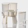 Dispencer for Dailyan drinks, 4 compartments 1.6 liters, 4 cups 350 ml, white color