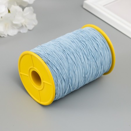 Spandex for beads, length 500 m, col. blue