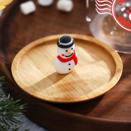 Glass mug with a "happy New Year" lid, 350 ml-8
