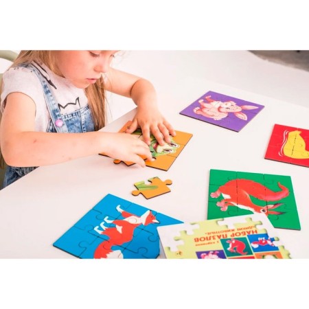 Puzzles "Wild animals"-2