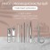 Manicure set, 8 items, in a plastic case, pink color
