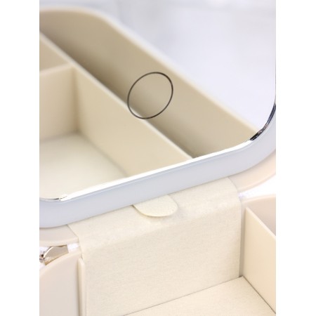 KZ-11 mirror, backlight, storage compartment, from the battery, white-6
