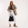 Bag-bag female, on a magnet, cosmetic bag, black color