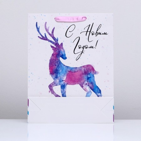 Laminated vertical "Water Deer" laminate, 33 x 42 x 10 cm-1